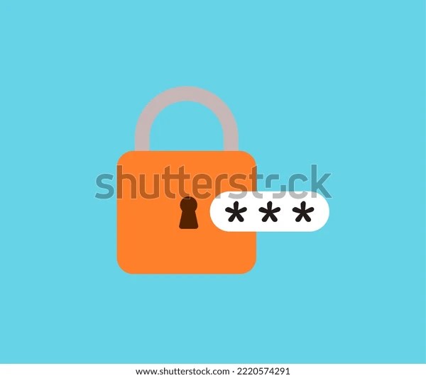 Padlock Code Vector Design Concept Stock Vector (Royalty Free