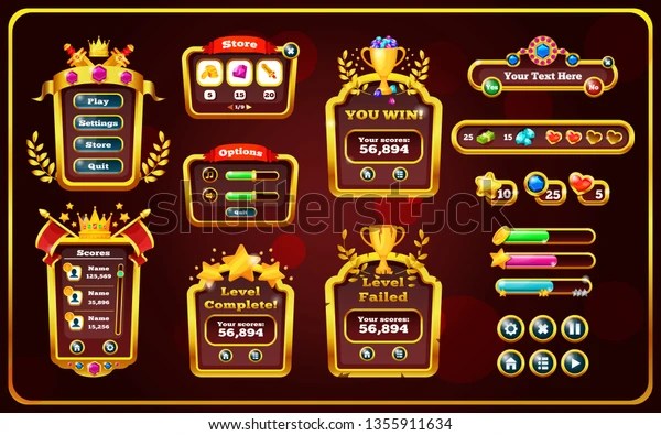 Game Pop Up Item: Over 227 Royalty-Free Licensable Stock Vectors