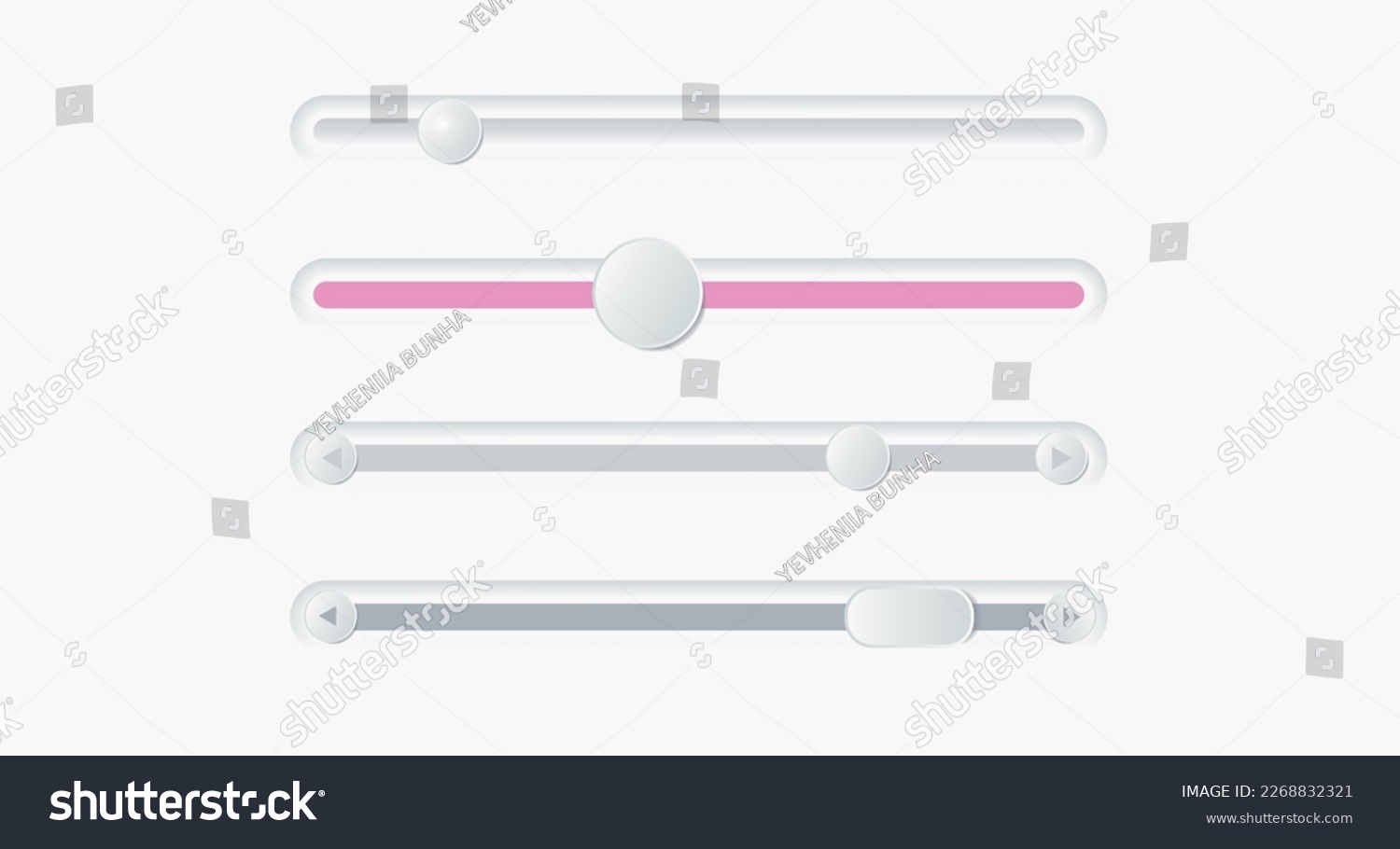 Scrollbars site Design Template Scroll Bars Stock Vector (Royalty Free) 2268832321 Shutterstock