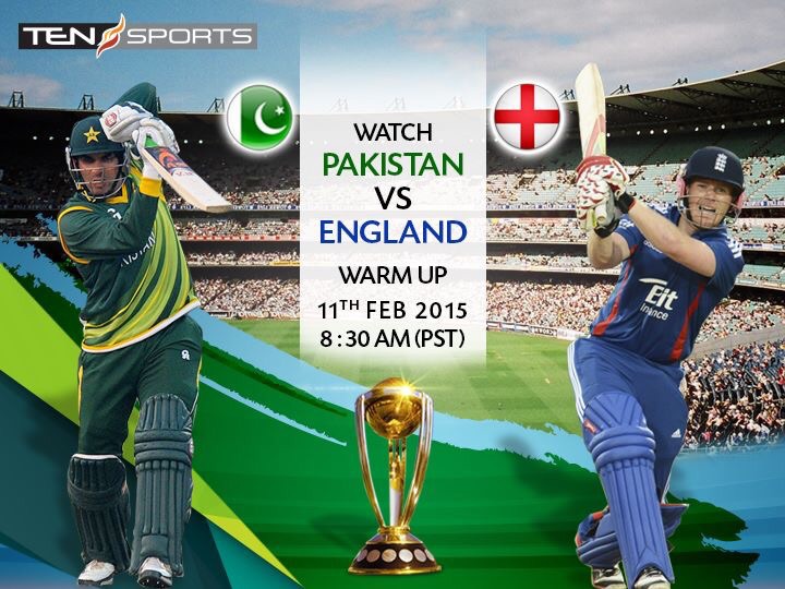 Pakistan vs England World Cup 2015 Warmup Match Live Score, Streaming