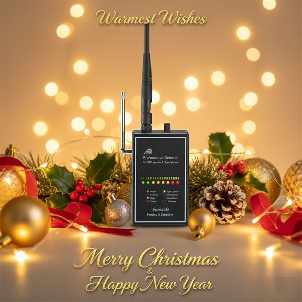 ALLROUND RF BUG DETECTOR with Audio Receiver_ Noise Generator / RF