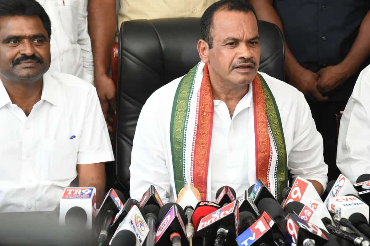 Congress issues show cause to Venkat Reddy over audio clip supporting