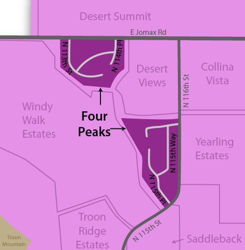 Four Peaks Homes For Sale Troon Village Real Estate