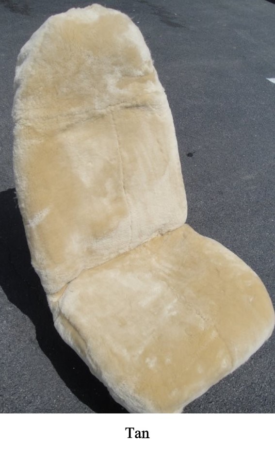 Sheepskin High Back Seat Covers Sickafus Sheepskins & Shearlings