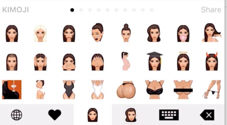 Kim Kardashian’s New Emoji App Breaks The Apple Store, Makes Her 1
