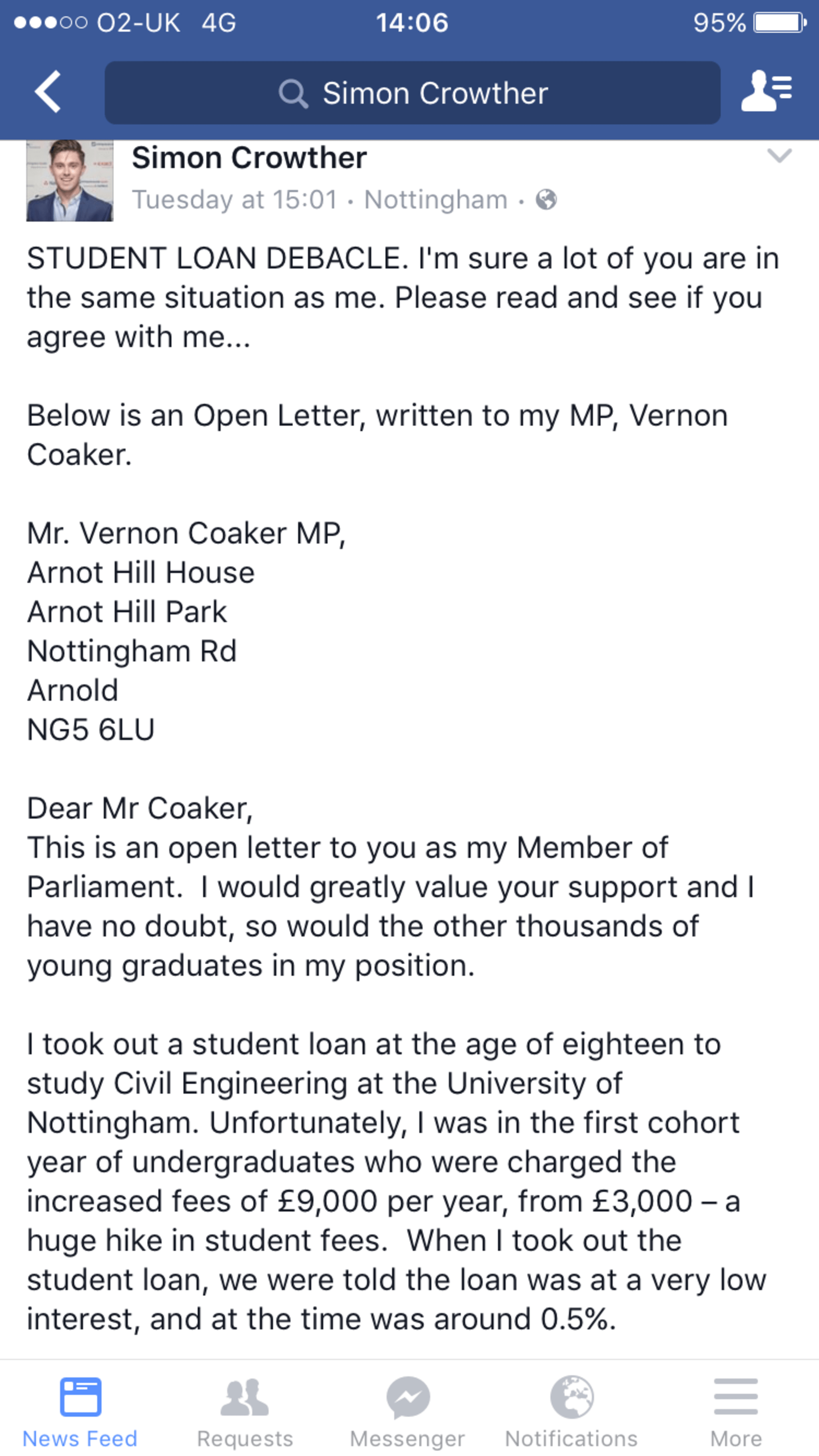 This Open Letter By University Graduate Over Student Loan Fees Has Gone