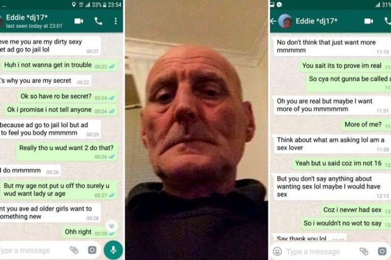 Messages Of ASDA Pervert Who Sent ’13YearOld’ Girl Photos Online Sick Chirpse