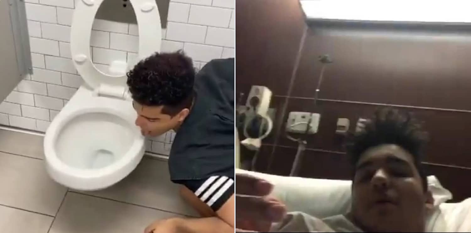 TikTok Influencer Has Coronavirus After Licking Toilet Seat In