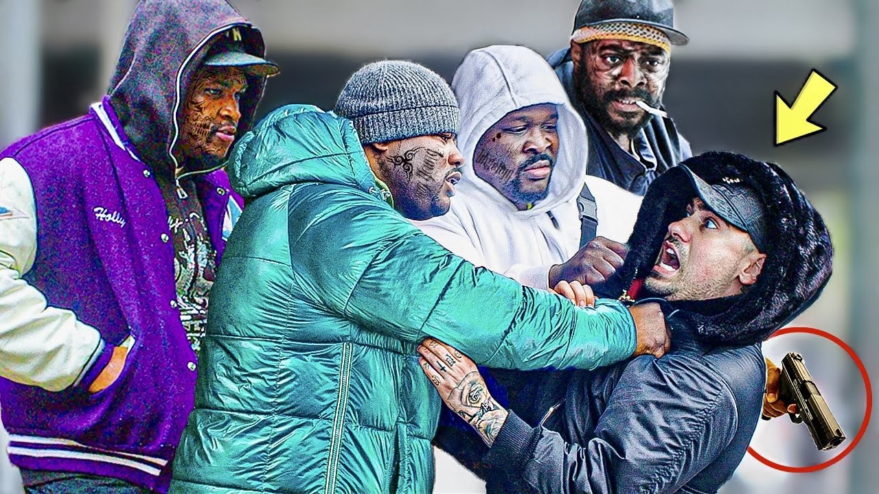 Watch These Idiots Try To Hand Out Pizza Slices To Gang Members In