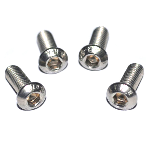 4 PC STAINLESS STEEL LICENSE PLATE FRAME NO RUSTS SCREWS/BOLTS FOR CAR