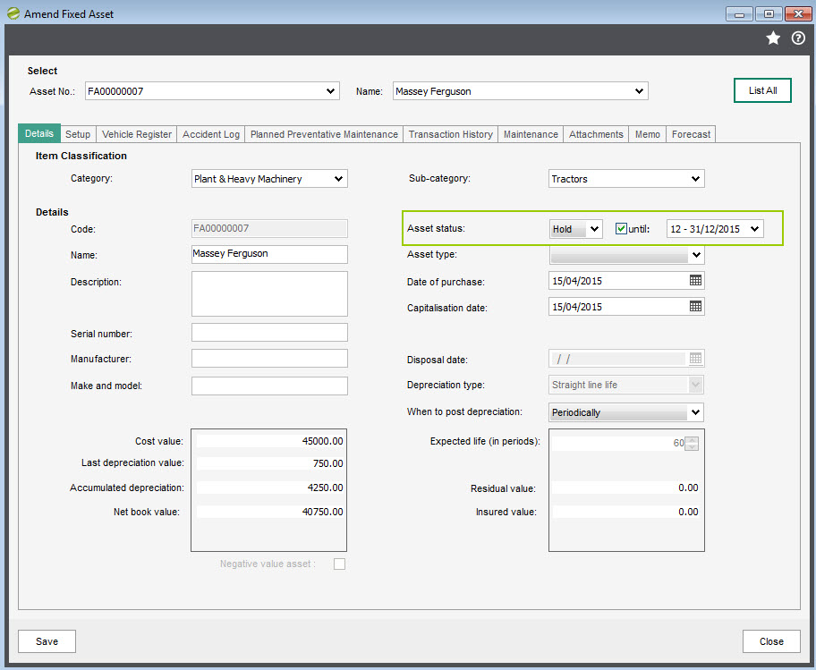 Sicon Fixed Assets Help and User Guide Sicon Ltd