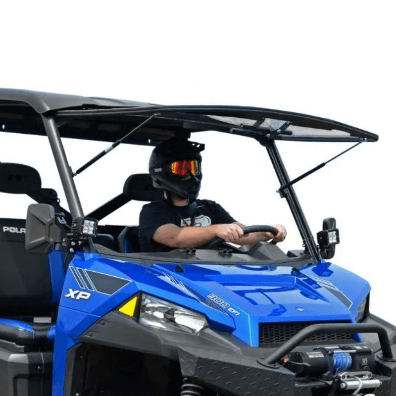 SuperATV Polaris Ranger XP 570 Scratch Resistant Flip Up Windshield PROFIT
