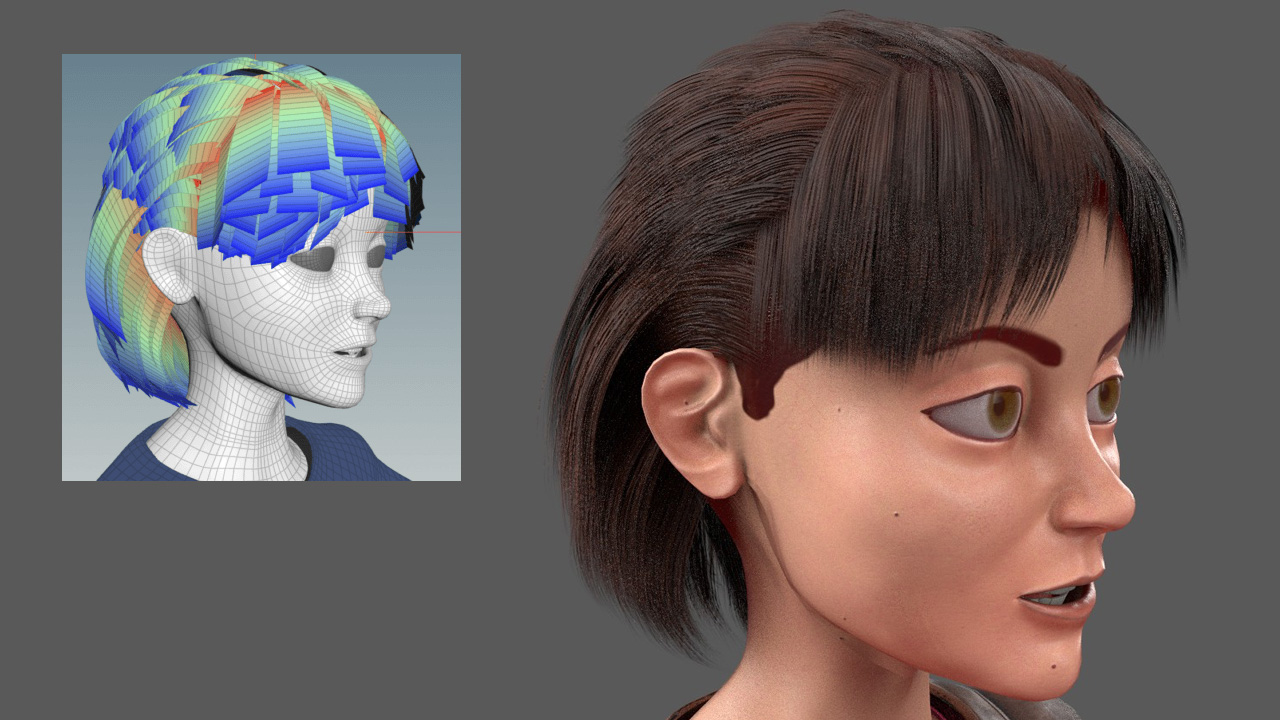 Hair Cards for Game Meshes SideFX