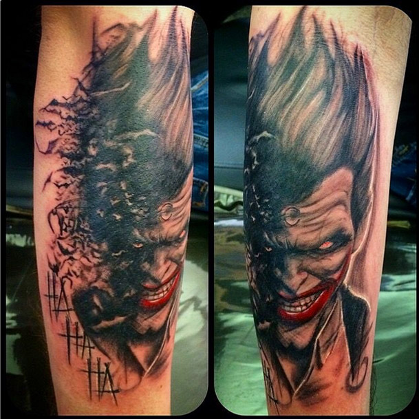 If You Thought The Joker's Tattoos Were Insane, Check Out These 10 Epic Batman Tattoos! 609_x_609_jpg