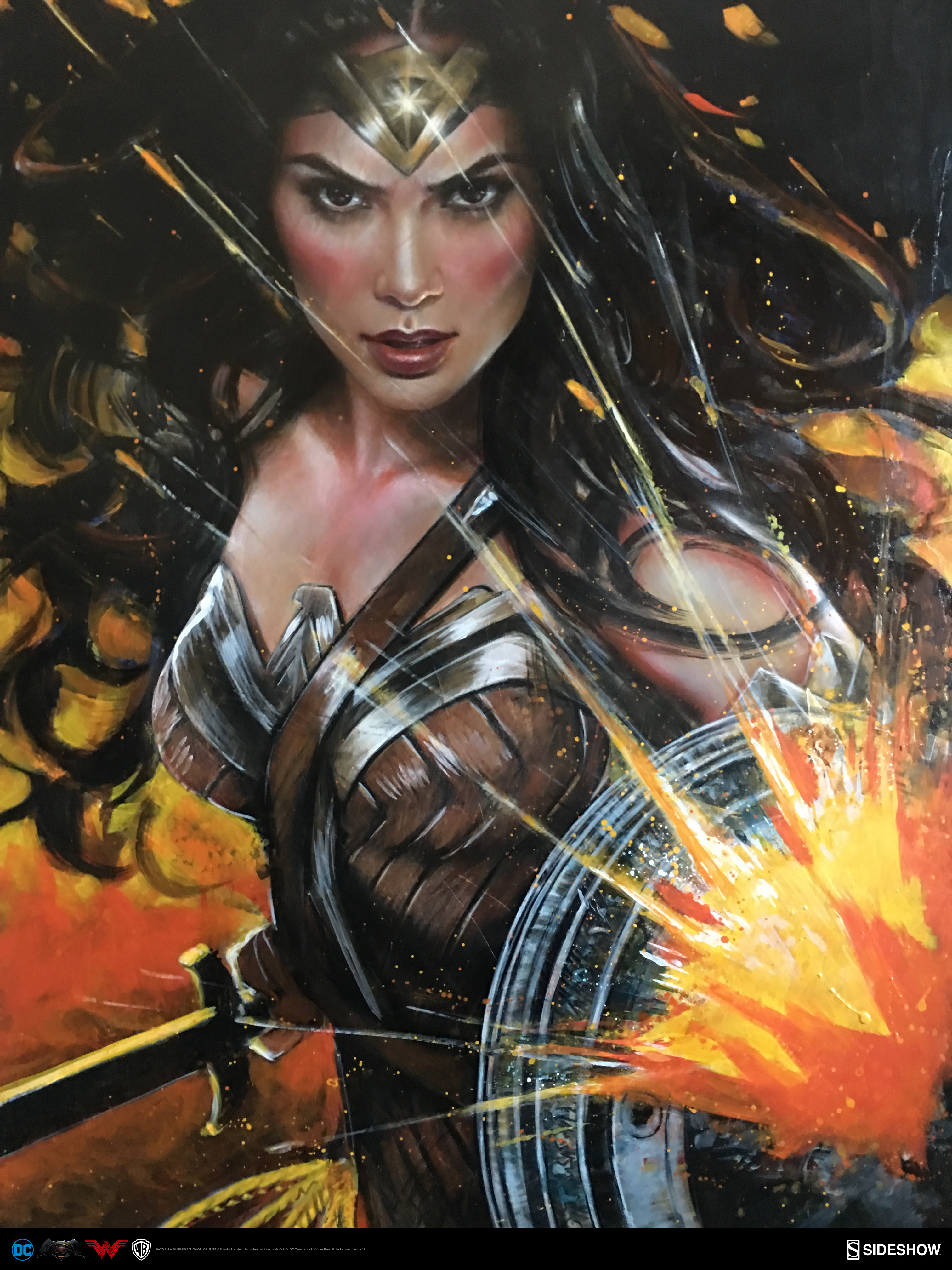A Real Life Wonder Woman Honors Diana of Themyscira in New Art Print