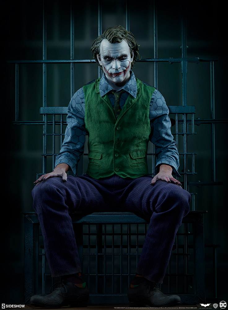 Put Your Hands Together for The Joker Jail Cell Premium Format™ Figure