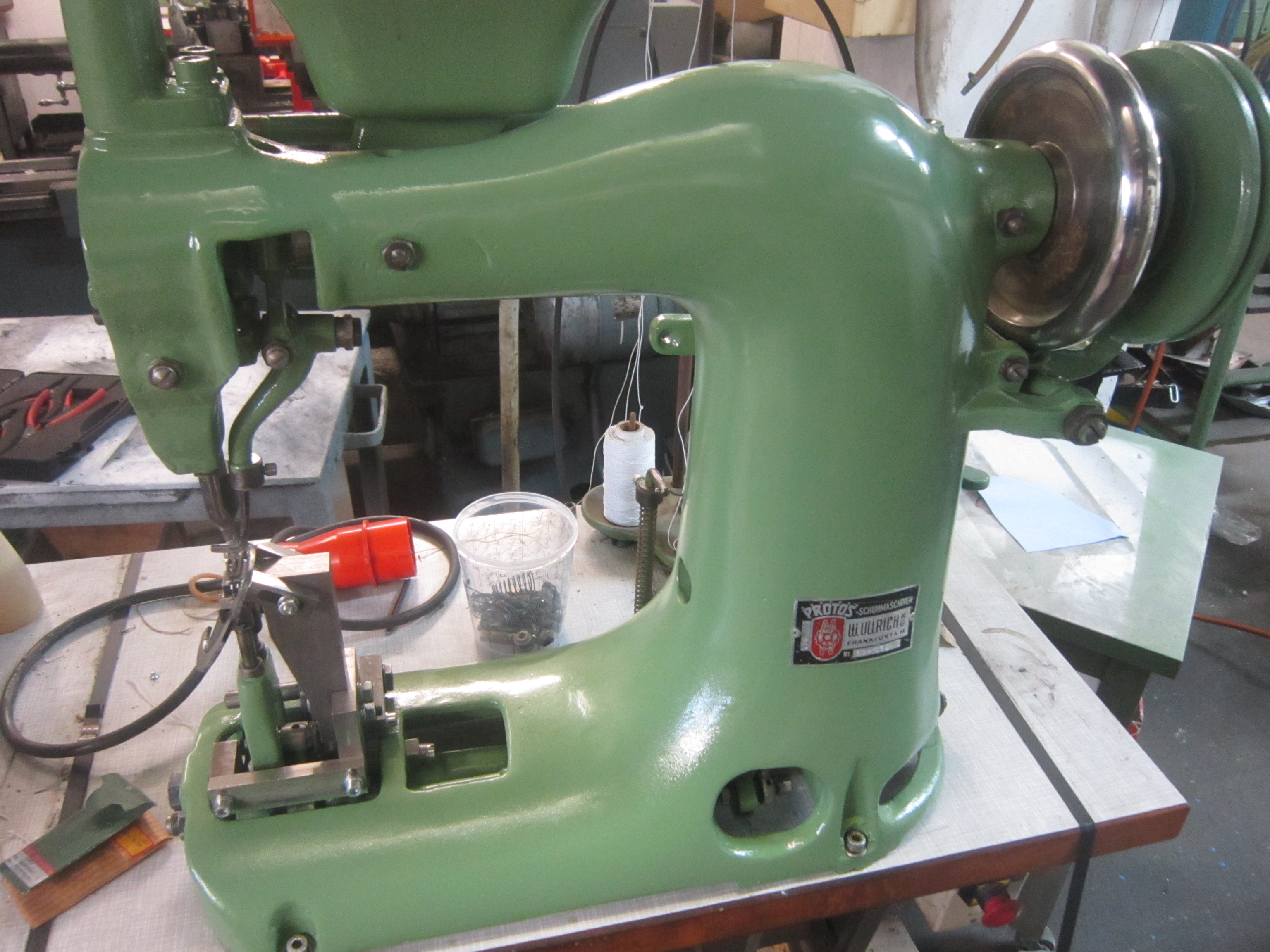 Sieck PROTOS PURITAN Type 604 cricket ball sewing machine complete on