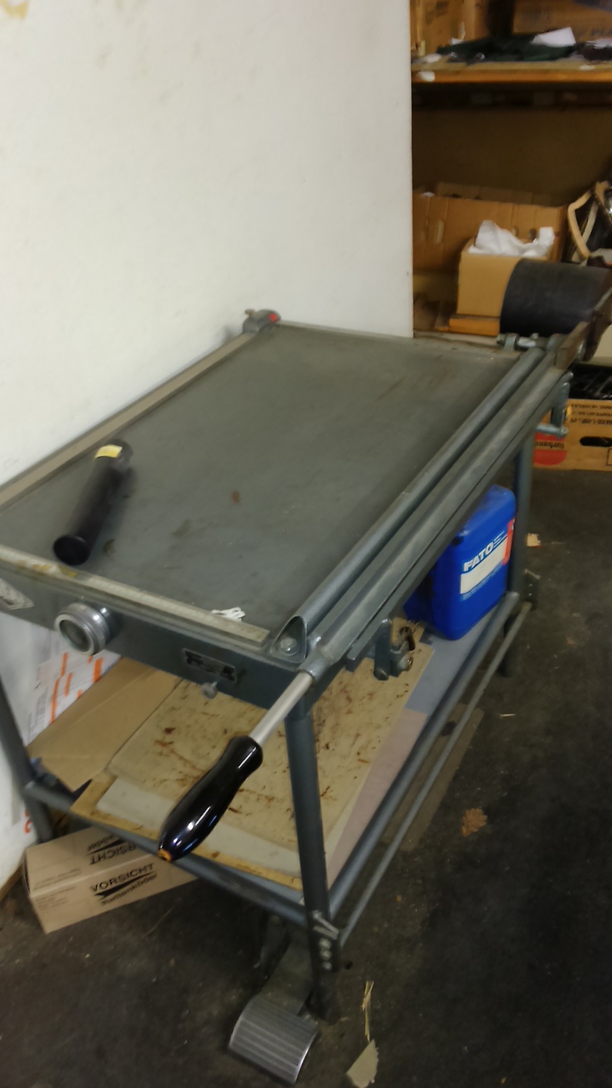 Sieck IDEAL cardboard cutter with 80 cm cutting width