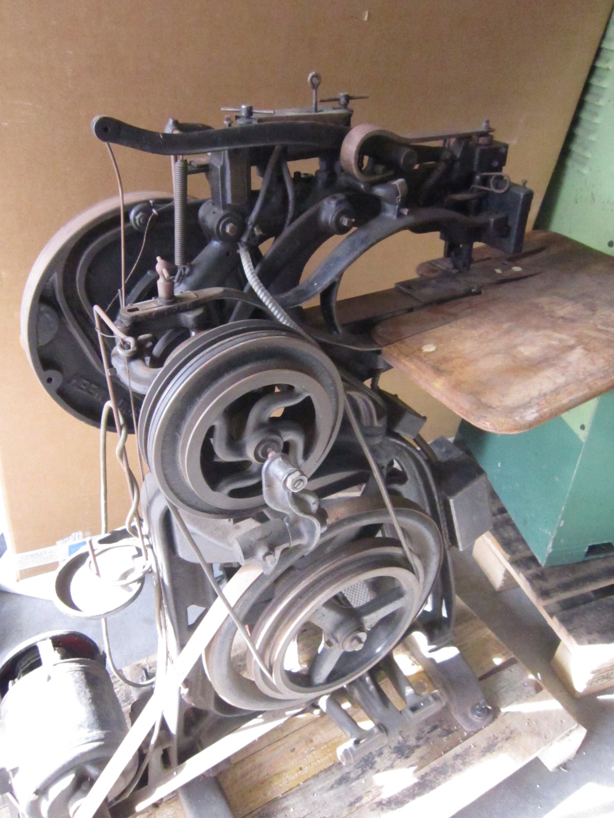 Sieck DVSG Pearson No.6 Sewing Machine schwere Sattler und Geschirr Nähmaschine mit