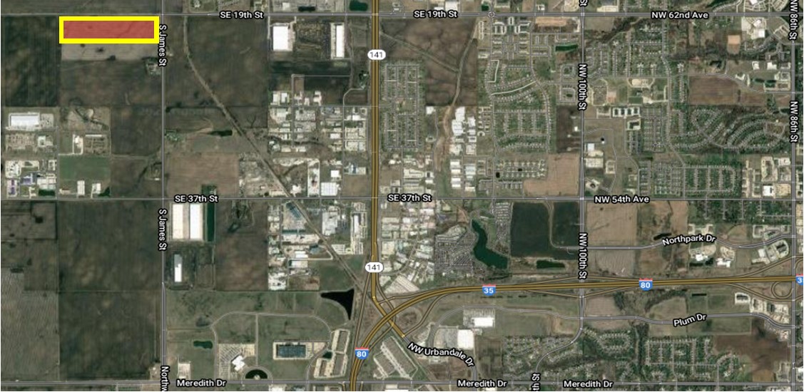 S. James Street & SW 19th Street, Grimes, IA 50111 Land For Sale in