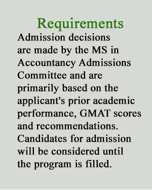 Spring 2023 Siena College Deans List Master Of Science In Accounting Application For Admission | Siena College