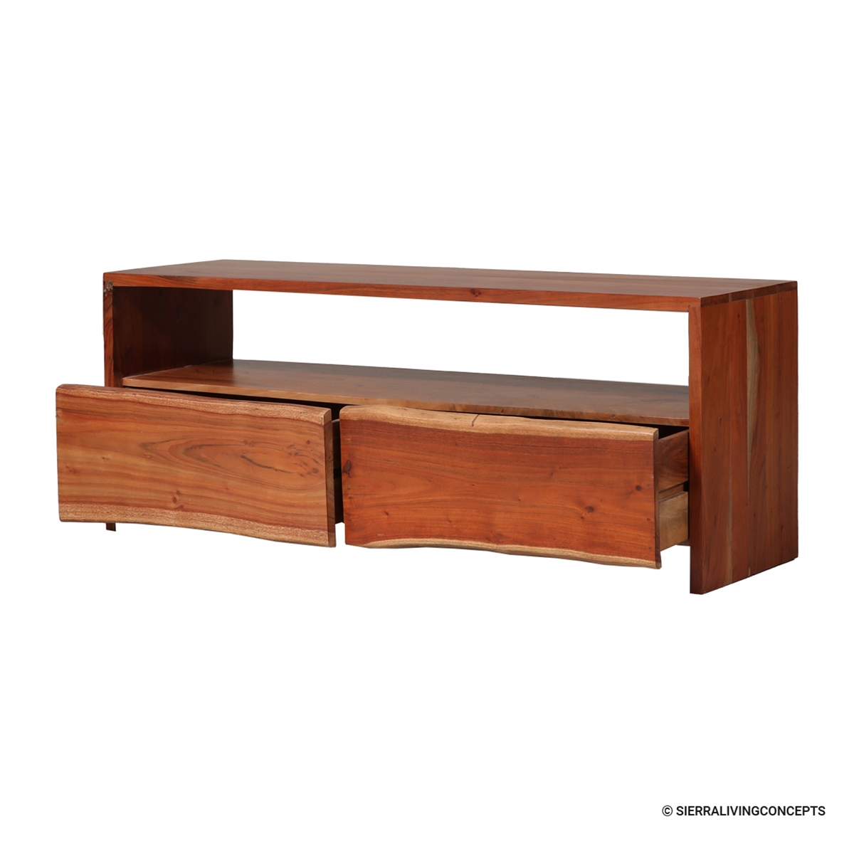 Alderpoint Rustic Live Edge TV Stand.