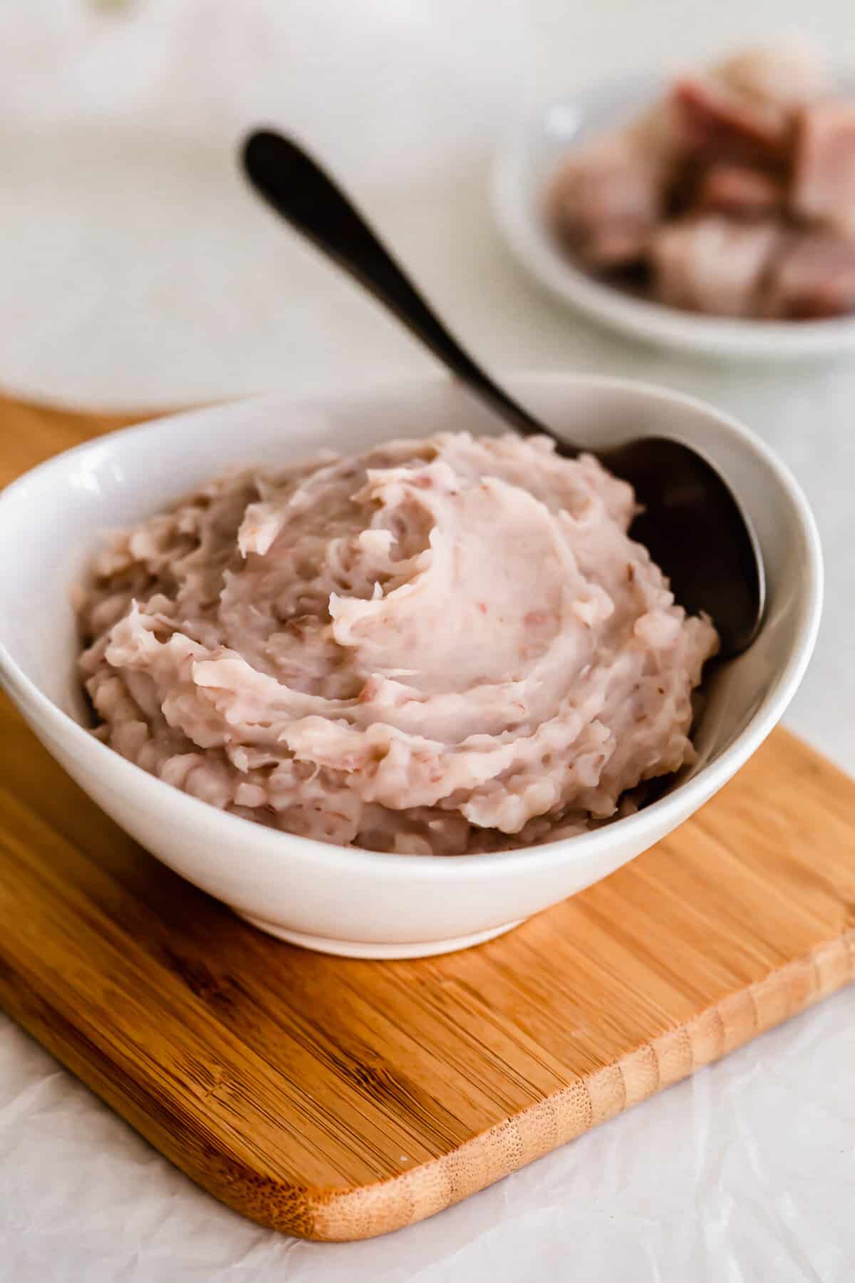 Homemade Taro Paste Sift & Simmer