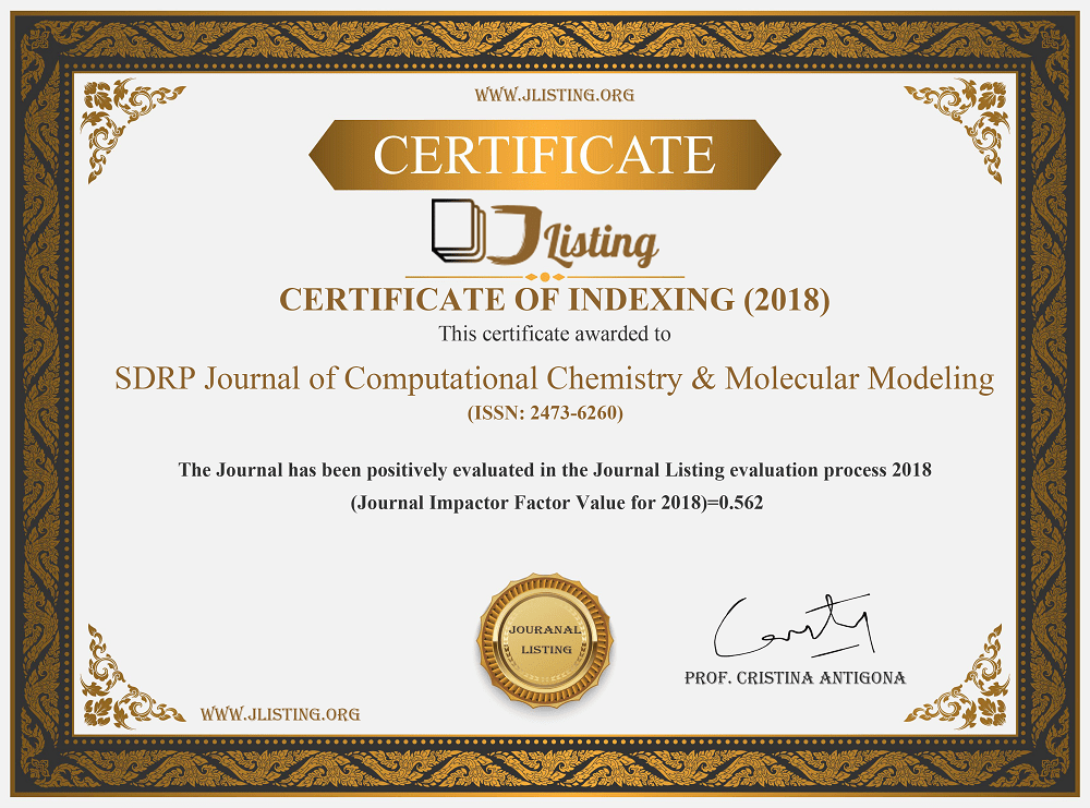 Journal of Computational Chemistry & Molecular Modeling