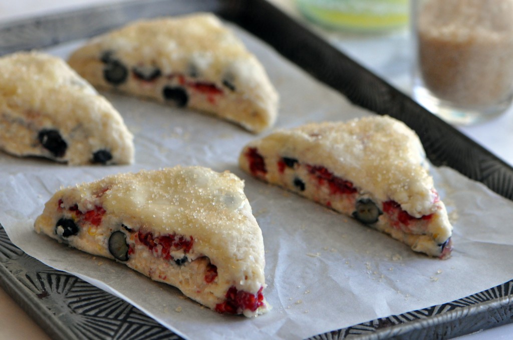 Blueberry Raspberry Scone Baking Recipe
