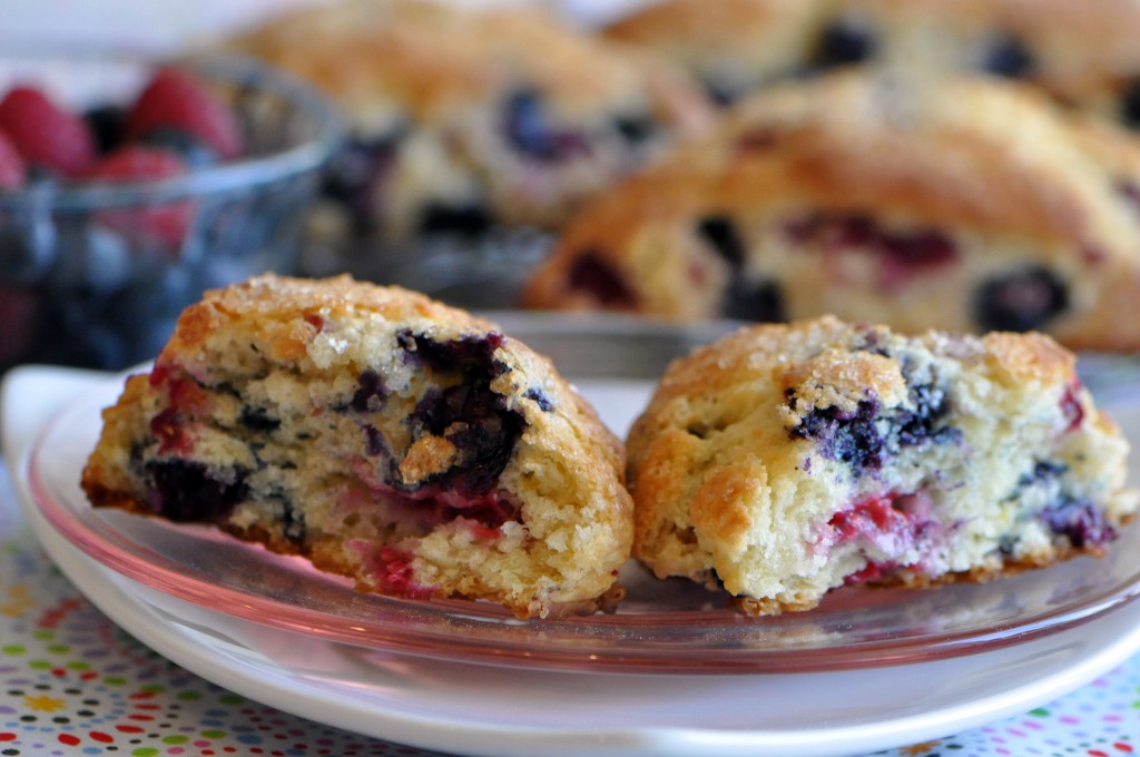 Blueberry Raspberry Scone Baking Recipe