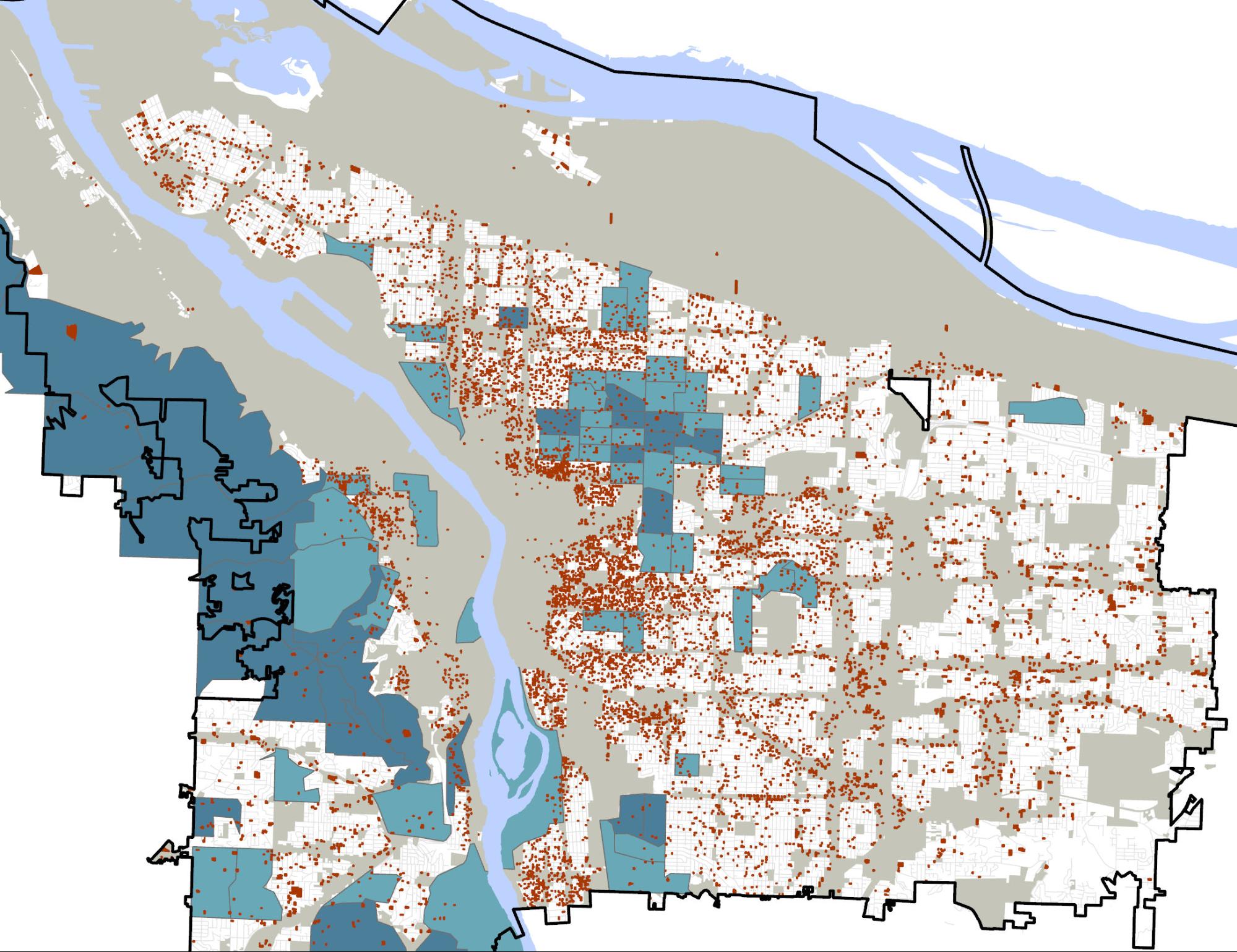 Maps Portland’s 1924 Rezone Legacy Is ‘A Century of Exclusion’ Sightline Institute