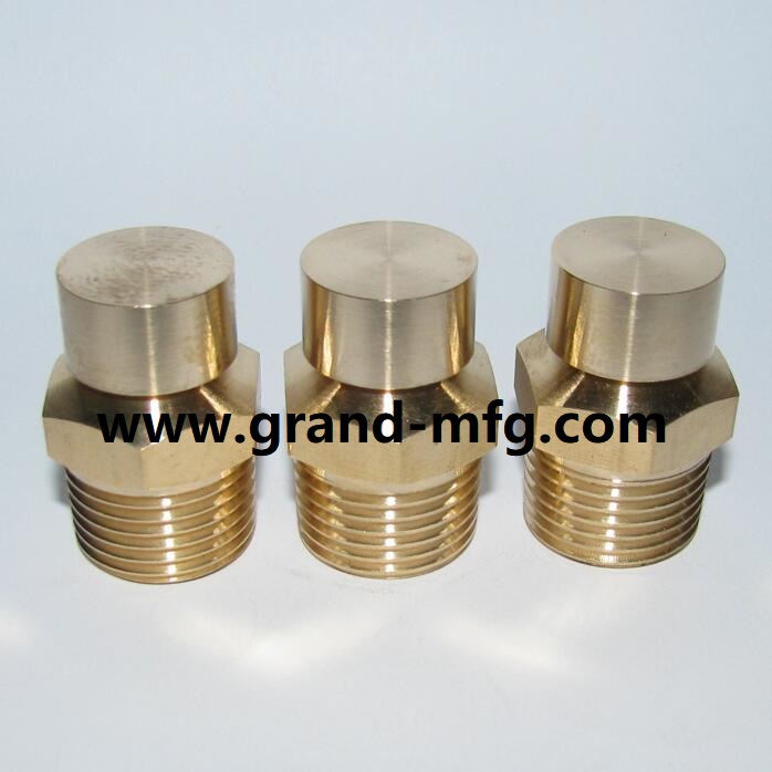 Hexagon Brass Breather Vent Plugs G1/8 3/8 inch