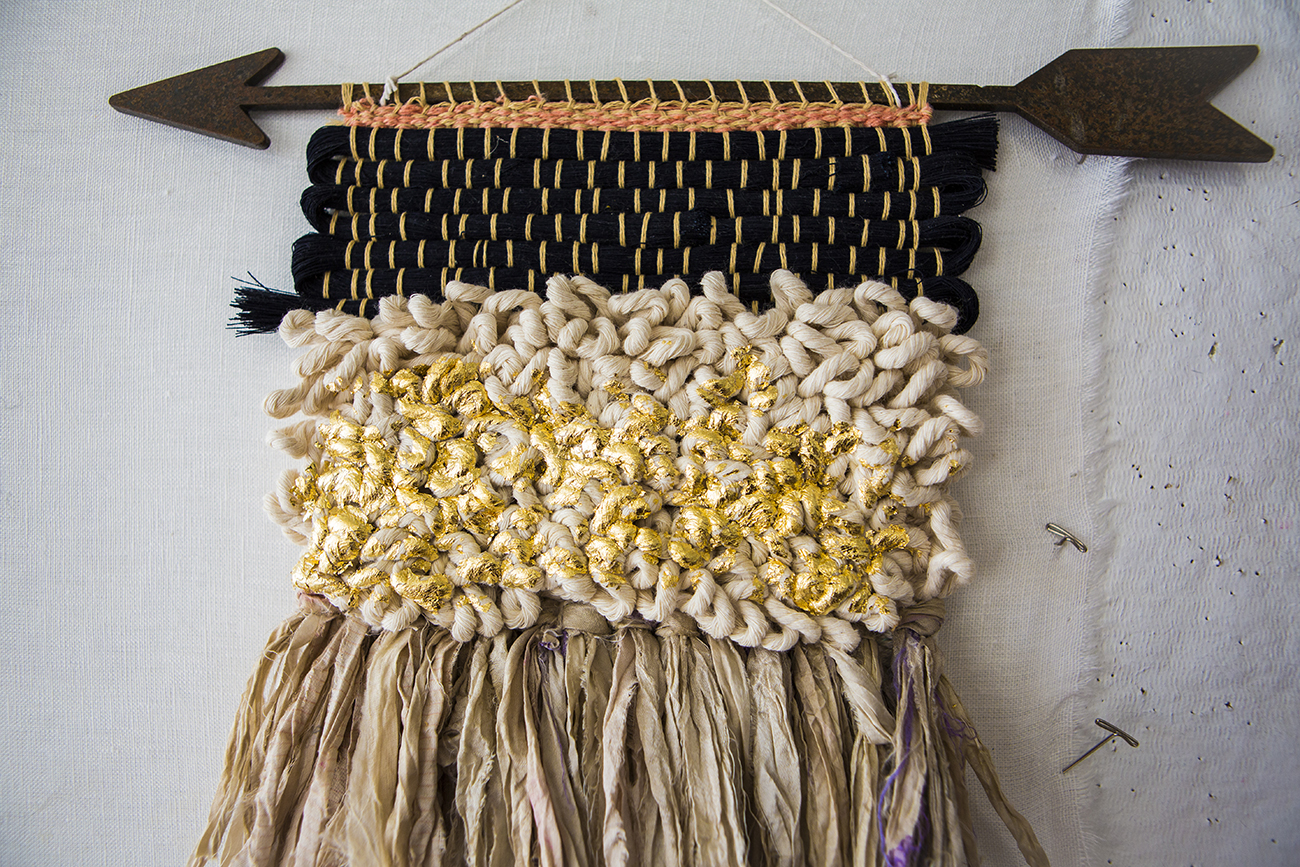 Beautiful, Textured Wall Hangings by All Roads Design