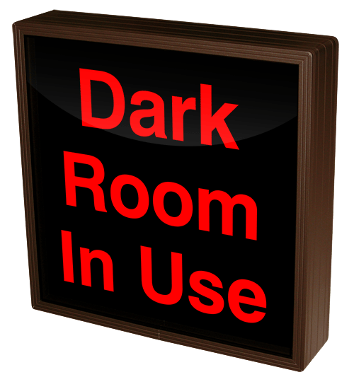 38698 (SBL1212RA301) Dark Room In Use LED Signs Interior