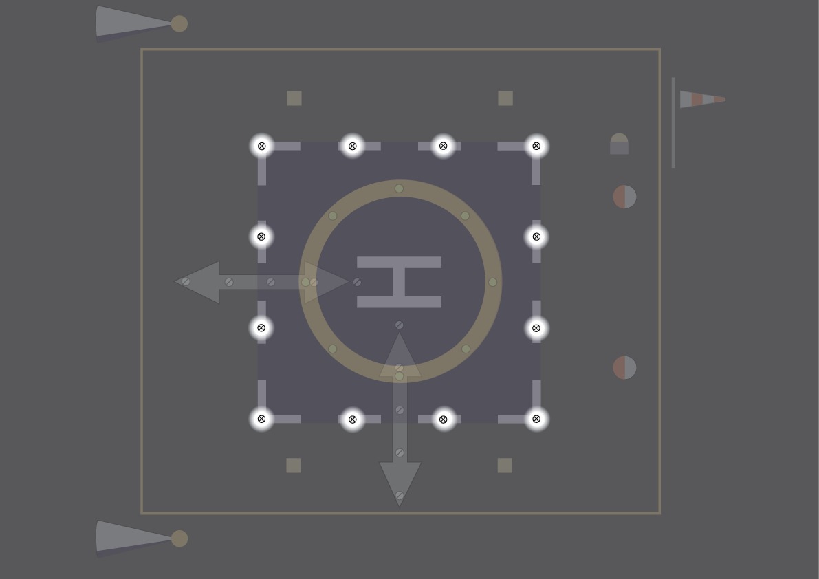 Elevated FATO for helipads and heliports