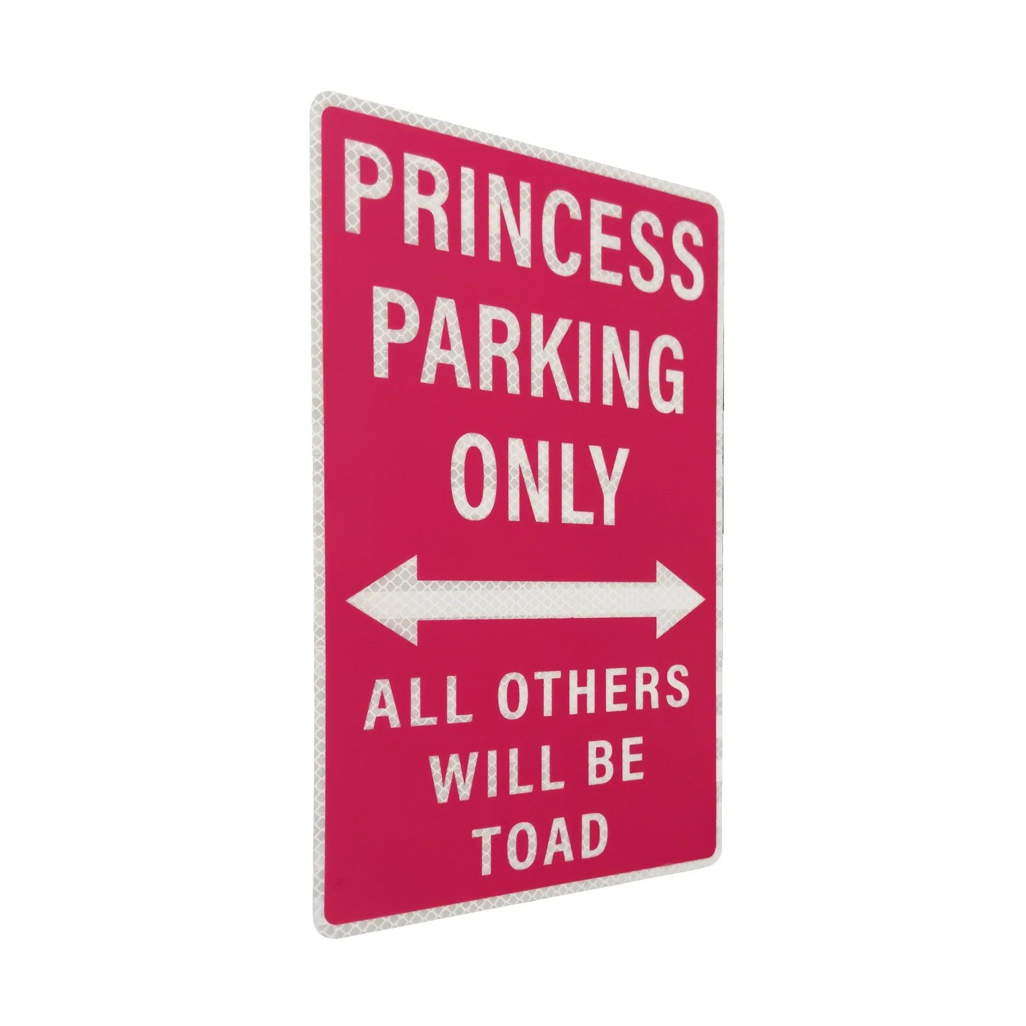 Princess Parking Streetsign Signed