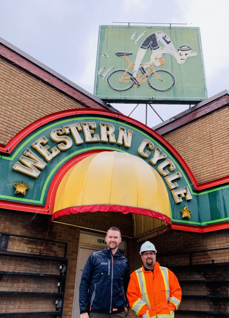 Save the Western Cycle neon sign Alberta Sign Association seeks help
