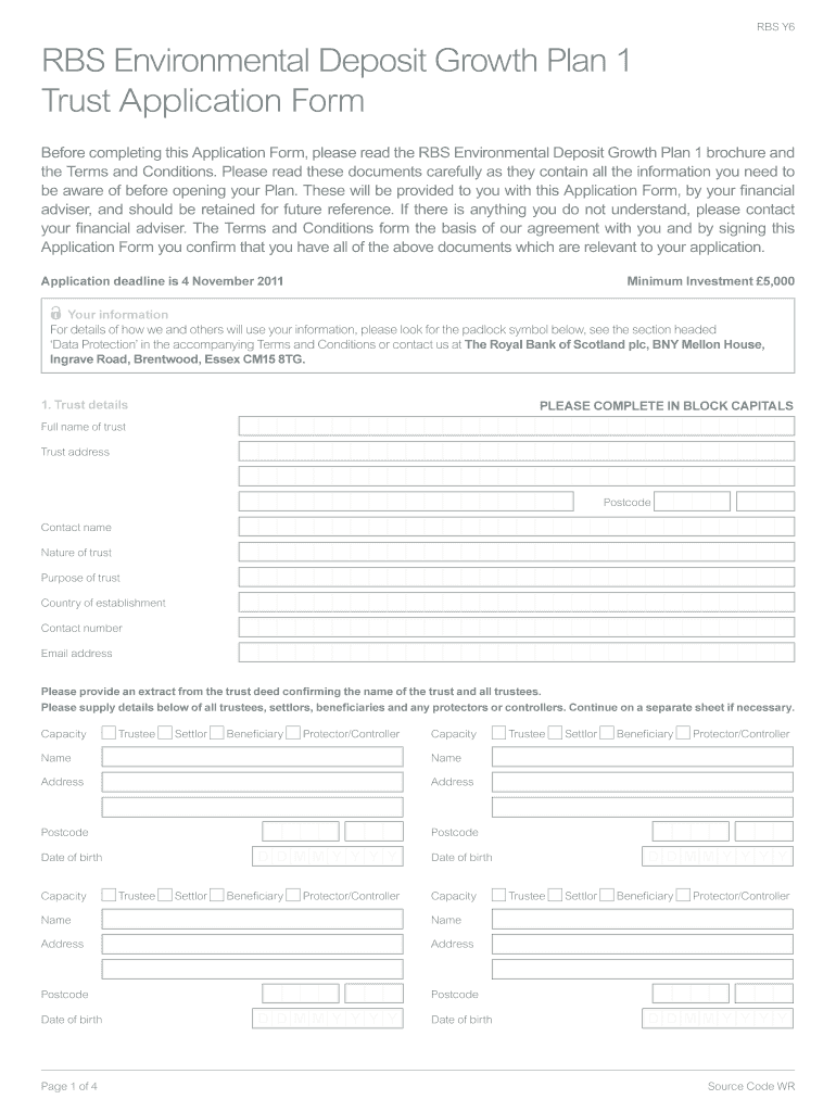 Rbs Application Form Fill Out and Sign Printable PDF Template signNow