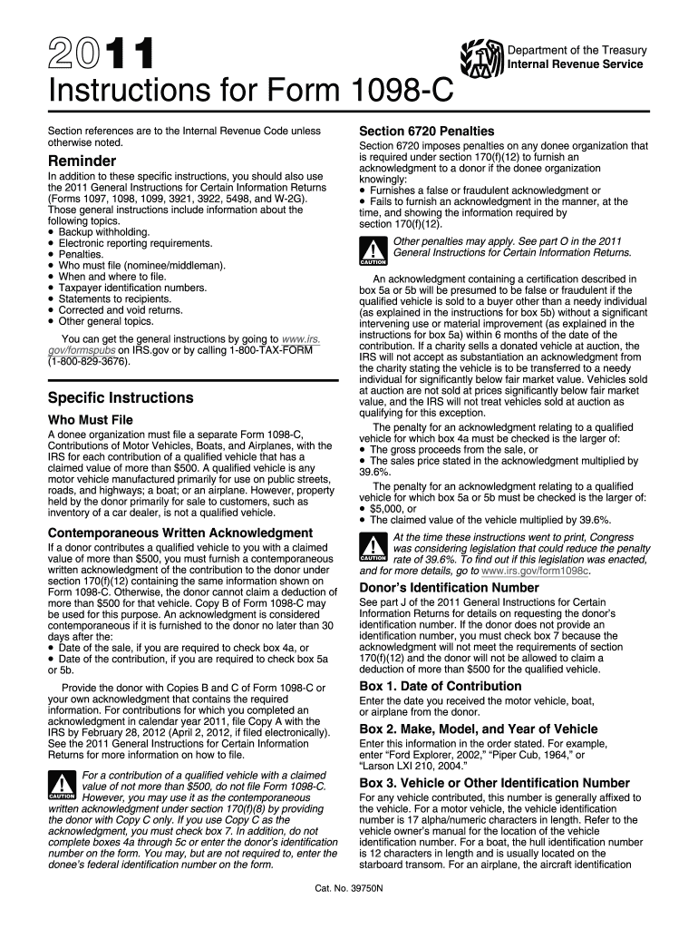 1098 C Fill Out and Sign Printable PDF Template signNow
