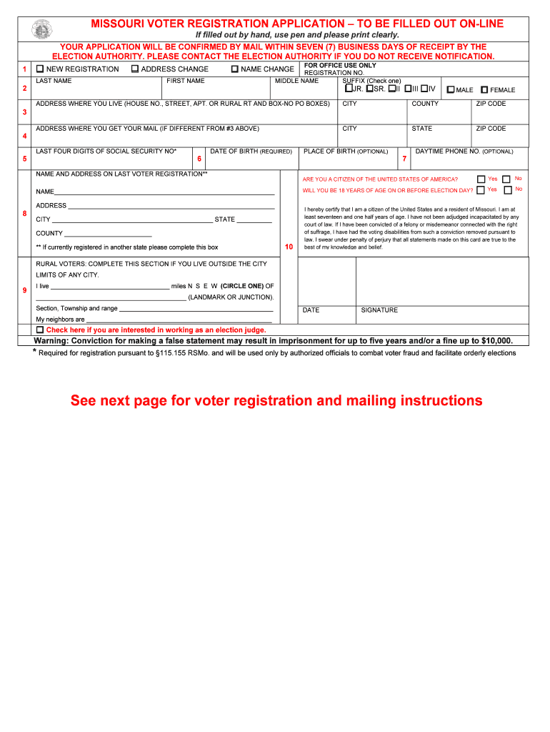 Can I Print My Voter Registration Card Online Missouri airSlate SignNow