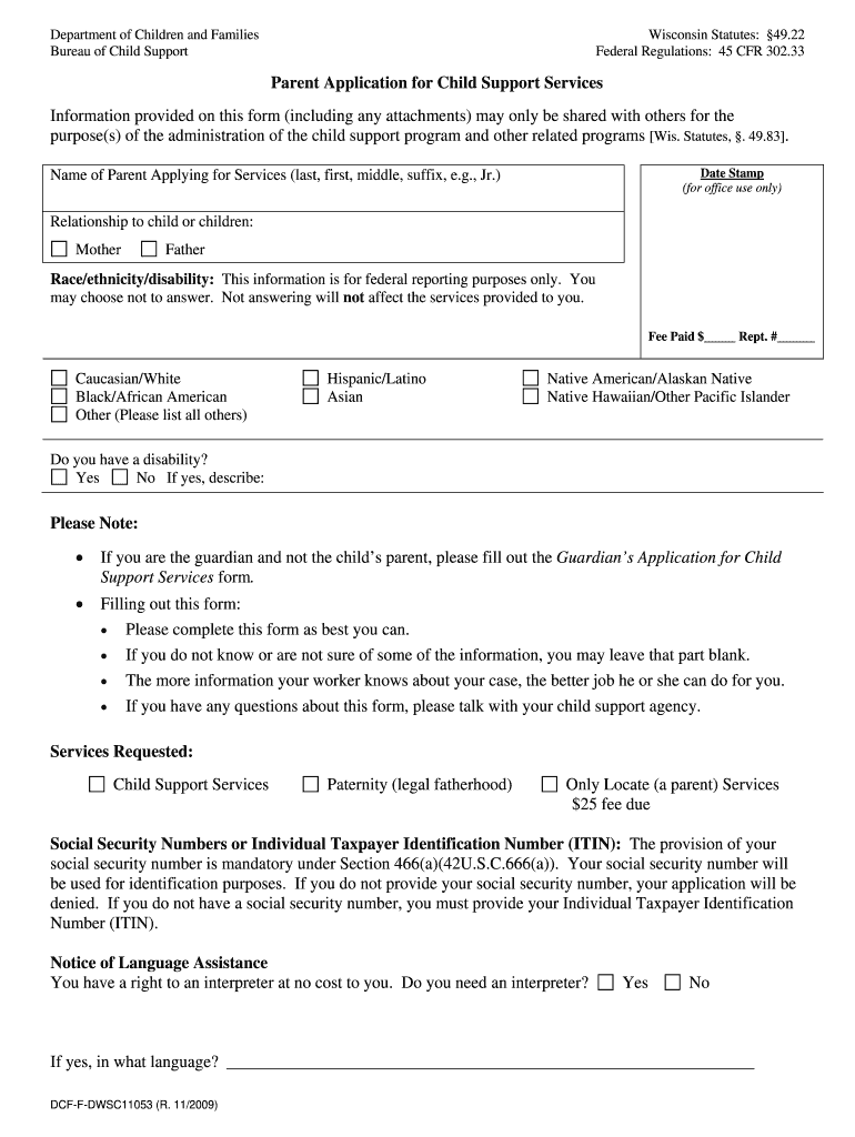 Wi F Application Child Support Form airSlate SignNow
