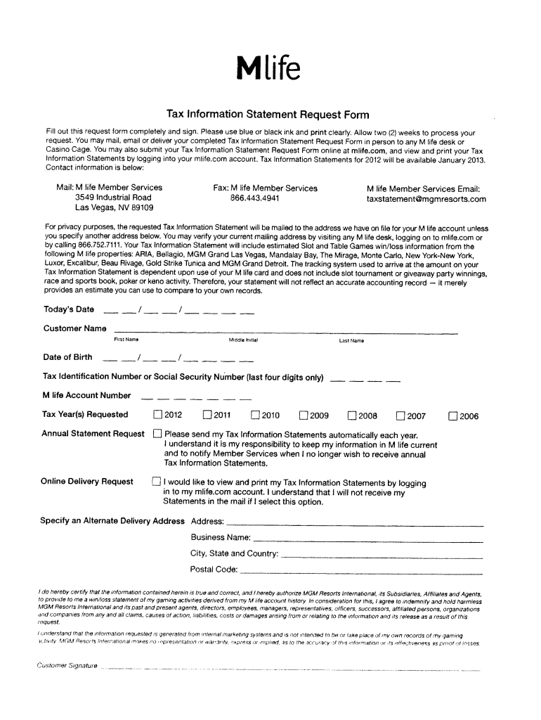 Mgm Win Loss Statement 20122024 Form Fill Out and Sign Printable PDF Template airSlate SignNow