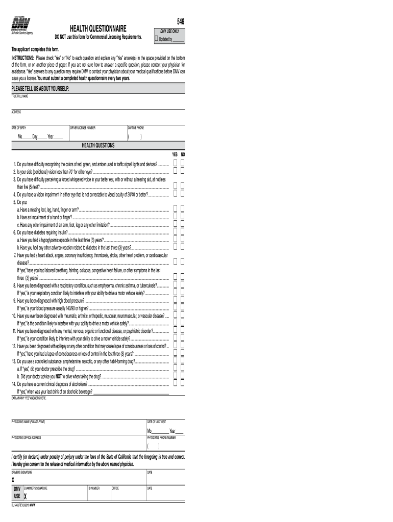 Dl 546 20112024 Form Fill Out and Sign Printable PDF Template airSlate SignNow