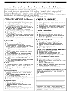 Automotive Repair Checklist: Complete with ease | airSlate SignNow