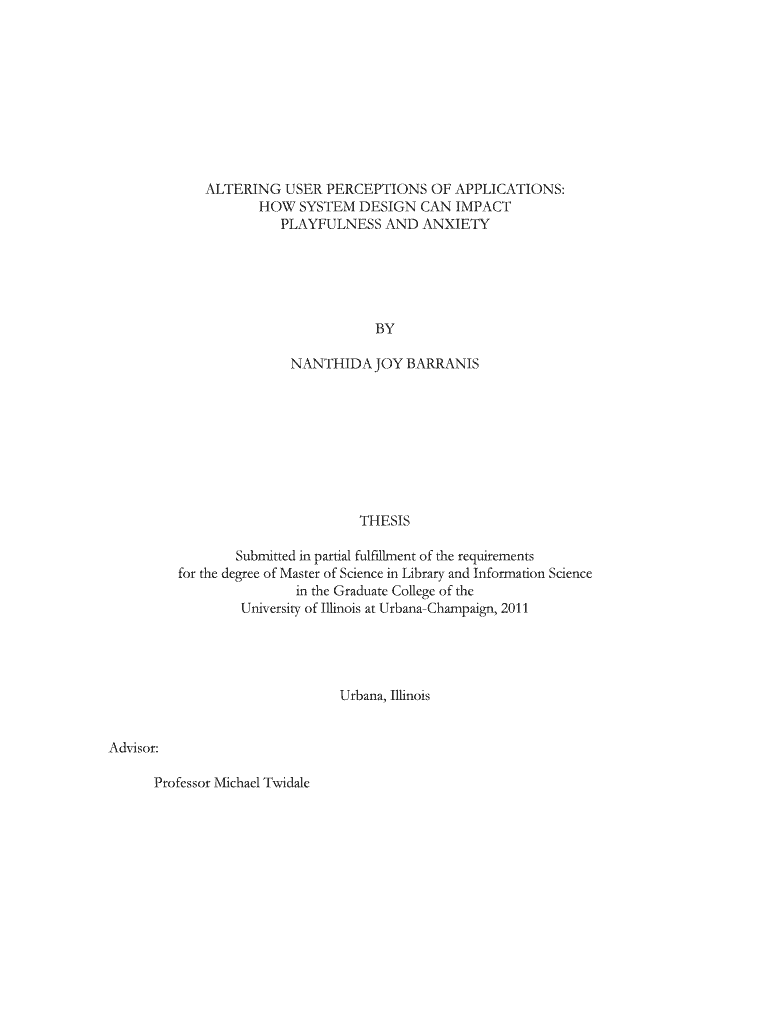 Altering User Perceptions of Applications How System Design Can Form