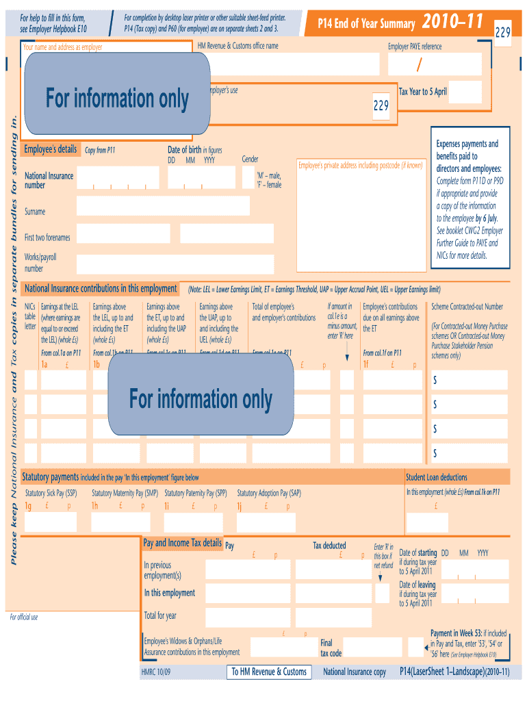 P60 Template Fill Out and Sign Printable PDF Template