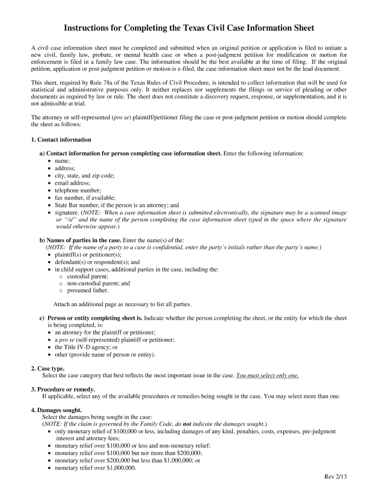 Tarrant County Court Records Fill Out and Sign Printable