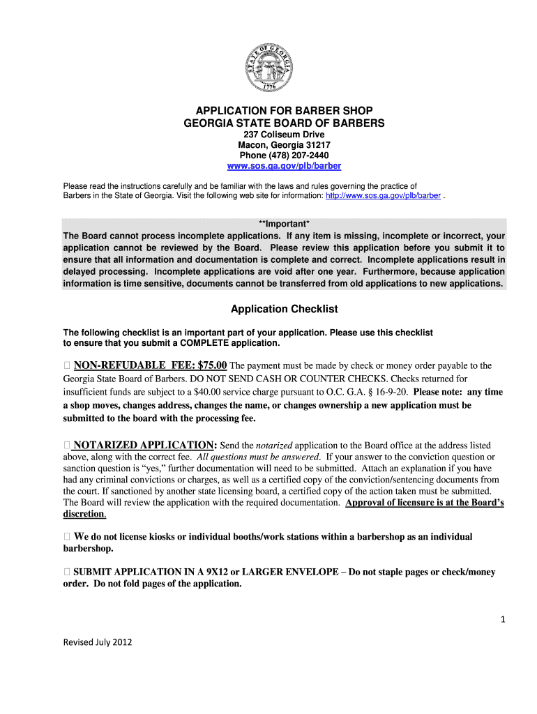 Barber License Template 20122024 Form Fill Out and Sign Printable PDF Template airSlate SignNow