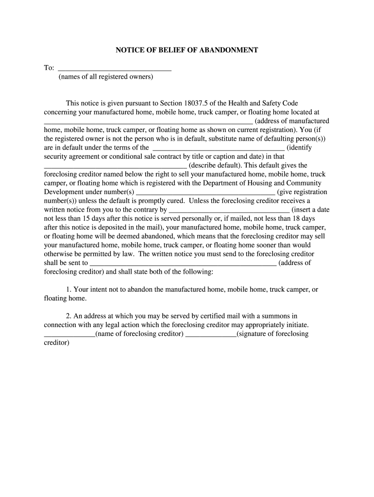 California Code, Health and Safety Code HSC18037 5FindLaw Form Fill