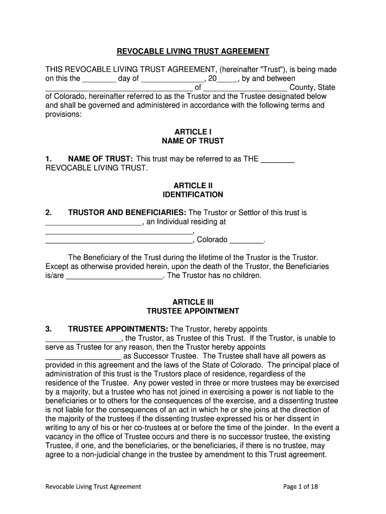 Of Colorado, Hereinafter Referred To As The Trustor And The Trustee